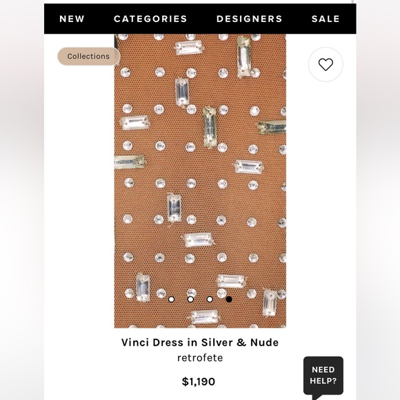 NUDE VINCI SEQUIN DRESS from REVOLVE - Picture 5 of 8